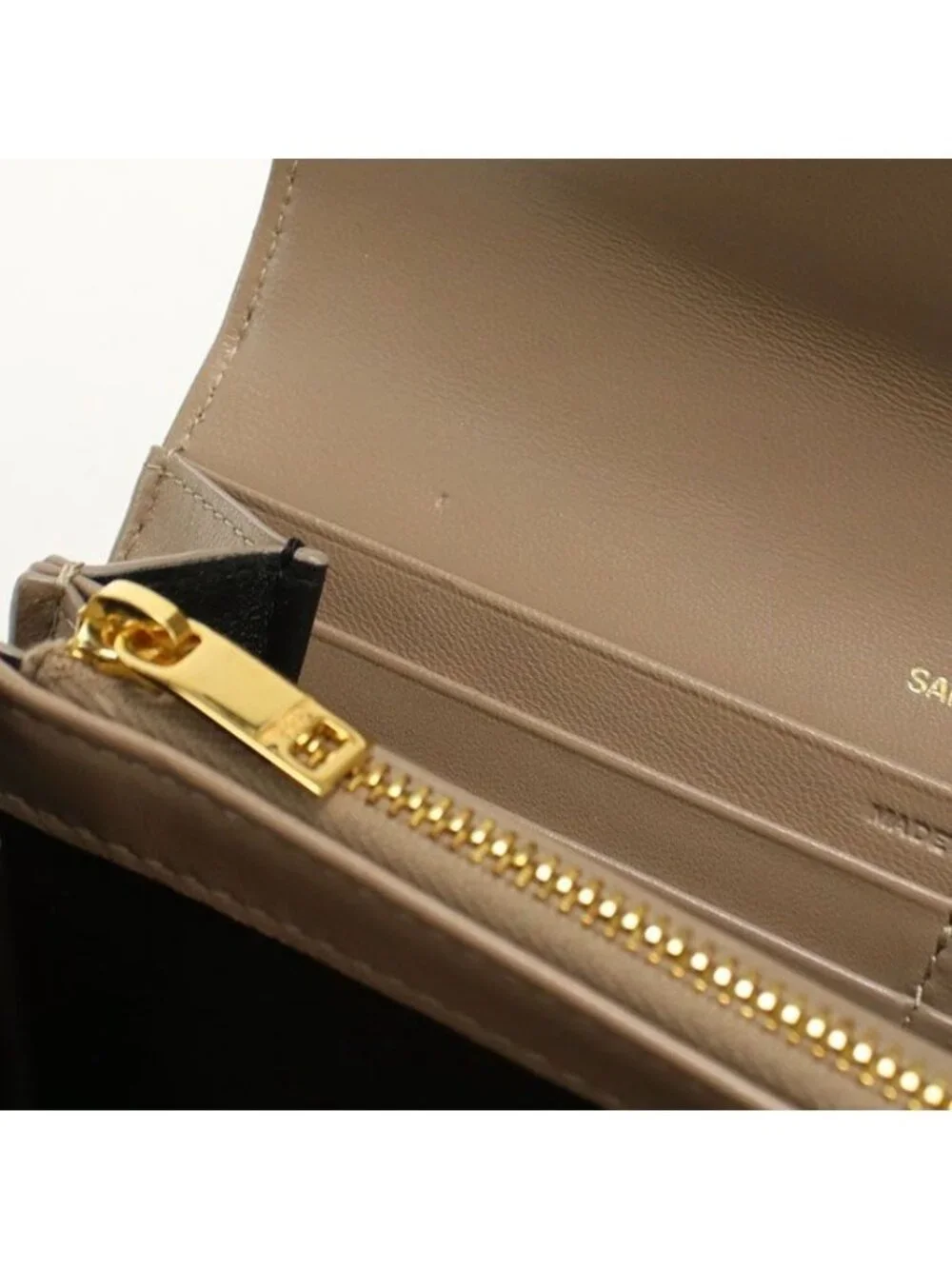 Saint Laurent Large Flap Wallet Cassandra Bifold Lambskin